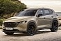 2022 Mazda CX-5 Rendered With Black Accents, Lowered Suspension and Custom Wheels