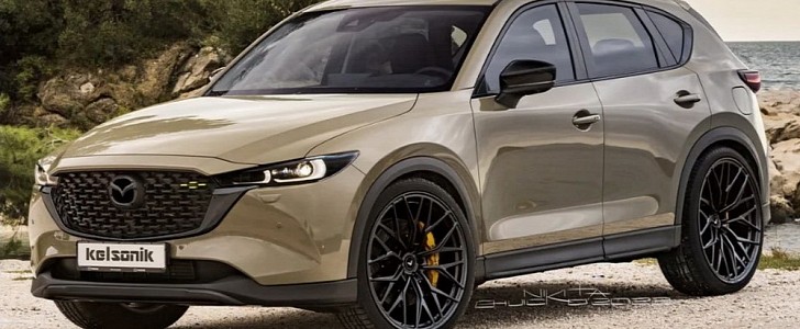 2022 Mazda CX-5 rendered with a sportier appearance