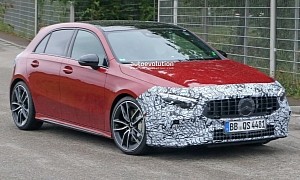 2022 Mercedes-AMG A 35’s Getting a Nose Job Too, Is That a Panamericana Grille?