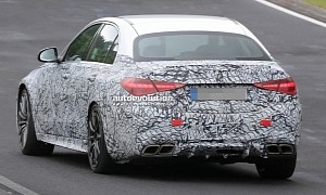 2022 Mercedes-AMG C 63 Has Four Tailpipes, One for Each Cylinder