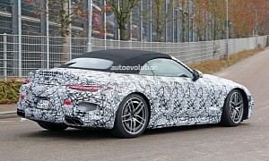 2022 Mercedes-AMG SL 63 Prototype Is a Brute in a Tailor-Made Suit