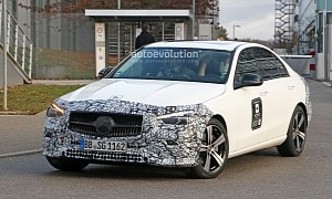 2022 Mercedes-Benz C-Class Loses Most Camo in Latest Spyshots