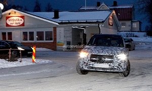 2022 Mercedes-Benz EQA Spied Running From Tesla Model 3, Has GLA Body