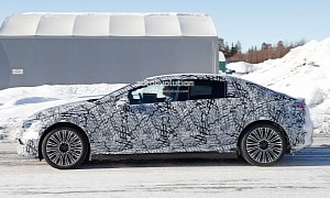 2022 Mercedes-Benz EQE Drops Some Camouflage, Looks Shorter Than an E-Class