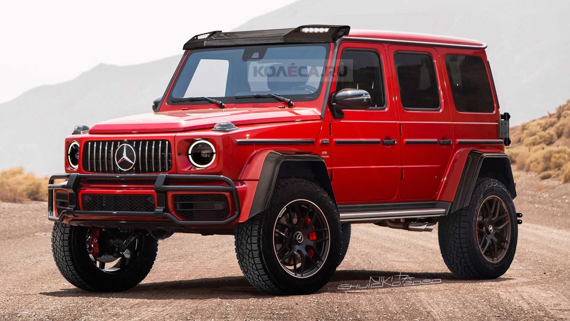 22 Mercedes Benz G 550 4x4 Squared Looks Real In Accurate Rendering Autoevolution