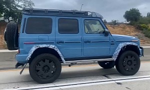 2022 Mercedes G-Class 4×4² Arrives in the U.S., Hits the Road in California