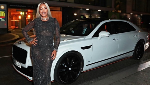 Rapper Eve and Bentley at MOBO Awards