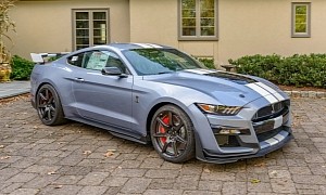 2022 Mustang Shelby GT500 Heritage Edition Looks Fancy Wearing Brittany Blue Metallic