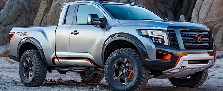 2022 Nissan Frontier gets rugged futuristic 2016 Titan Warrior Concept makeover