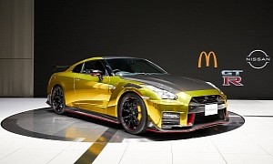 2022 Nissan GT-R NISMO With McDonald’s Gold Wrap Is One Cool Promotional Car