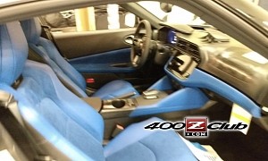 2022 Nissan Z Sports Car Interior Revealed, Blue Theme Harks Back to the 240Z