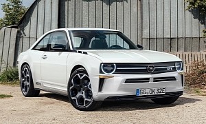 2022 Opel GTE Reimagines Original 1965 Kadett B as Sporty yet Sustainable Coupe