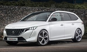 2022 Peugeot 308 SW Looks Like the Sexiest French Wagon in Accurate Rendering