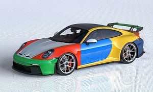 2022 Porsche 911 GT3 Harlequin Looks Like a Blast from the Past in Slick Render