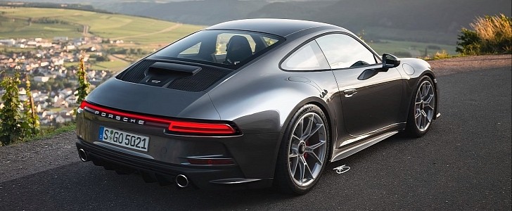 2022 Porsche 911 GT3 rendered with old-school taillights