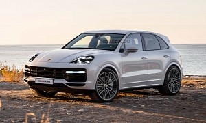 2022 Porsche Cayenne Facelift Rendered According to Recent Spy Images