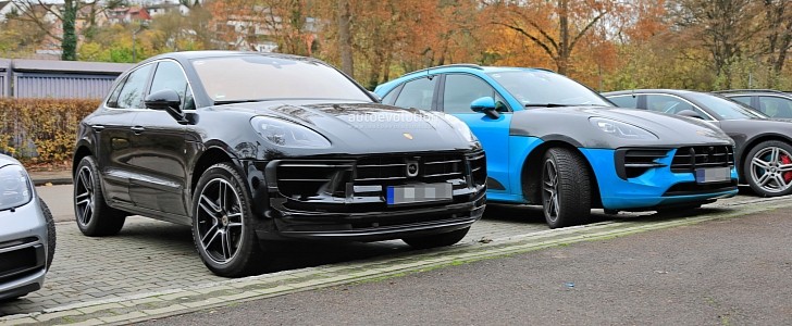 photo of 2022 Porsche Macan Facelift Spied With Redesigned Bumpers, New Headlight Graphic image