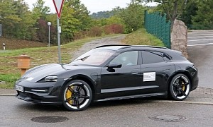 2022 Porsche Taycan Cross Turismo Looks Ready for Production in New Spy Photos