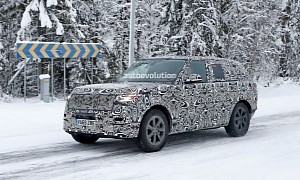2022 Range Rover Looks Like One Solid Piece of Metal Winter Testing