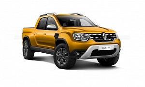 2022 Renault Duster Oroch Rendered With Contemporary Design Cues