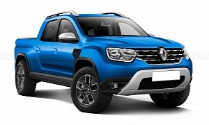 2022 Renault Duster Oroch Rendering Looks Already Dated