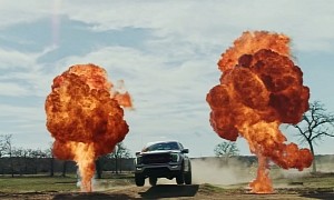 2022 Roush Ford F-150 Goes on Explosive Coffee Run Adventure, Catches Bucky Lasek