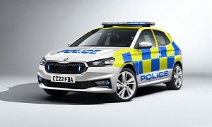 2022 Skoda Fabia Supermini Reports for Police Duty in the UK