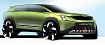 2022 Skoda Vision 7S Concept Official Sketches Revealed, It Brings a New Design