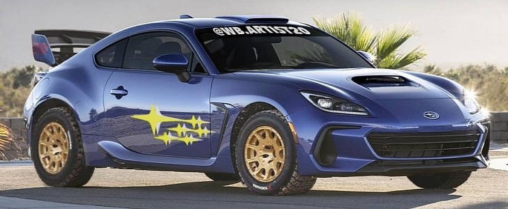 2022 Subaru BRZ "Rally Edition" Looks Like a WRC Celica on Lifted Suspension