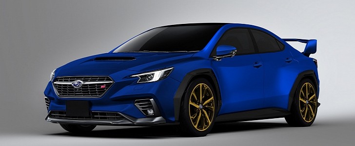 2022 Subaru WRX STI rendering 