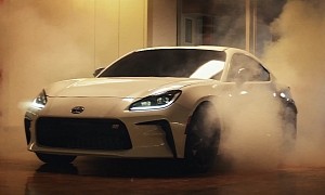 2022 Toyota GR86 Goes Drifting Through Abandoned Mall, Because Why Not?