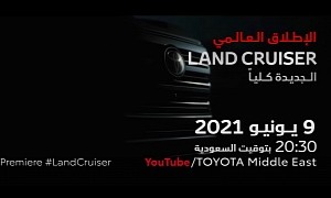2022 Toyota Land Cruiser J300 Finally Teased, Reveal Has Been Set for June 9th