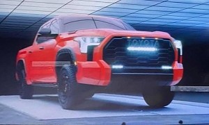 2022 Toyota Tundra Leaked Photos Reveal TRD Pro Trim Level in All Its Glory