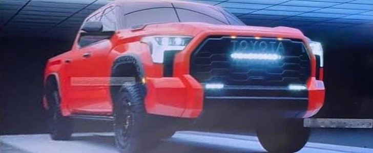 2022 Toyota Tundra leaked photo of TRD Pro trim level