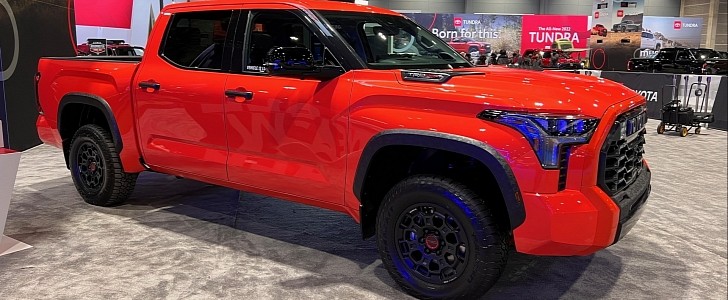 2022 Toyota Tundra TRD Pro on display at Chicago Auto Show