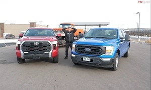 2022 Toyota Tundra vs. Ford F-150 MPG Test Ends Rather Surprisingly