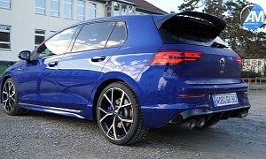 2022 Volkswagen Golf R Shows Akrapovic Exhaust, Playful Drift Mode in This Video