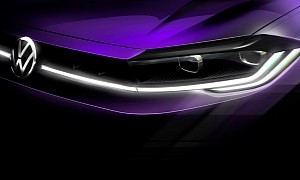 2022 Volkswagen Polo Facelift Design Teaser Reveals Full-Width Front Light Bar