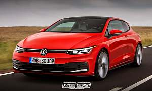 2022 Volkswagen Scirocco Rendered Again as the Golf's Sexy Brother