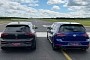 2022 Volkswagen Golf R Drag Races Tuned Golf 7.5 R, the Gap Is Confusing