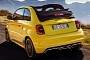 2023 Abarth 500e Virtually Lowers Roof to Preview Upcoming Cabrio Variant