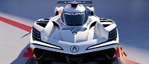 2023 Acura ARX-06 LMDh Prototype Racer Unleashed With Hybrid V6 Powertrain