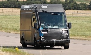 2023 Arrival UPS Electric Van Prototype Spied in Germany With Wrong Shade of Brown