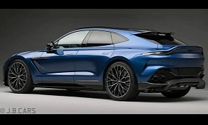 2023 Aston Martin DBX707 Digitally Gives Birth to 697-HP Super Wagon