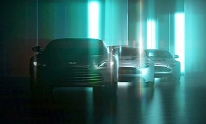 2023 Aston Martin V12 Vantage Teaser Photo Reveals V12 Speedster Front Grille