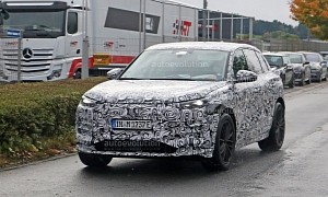 2023 Audi Q6 e-tron Spied Once Again, It Is Getting Ready for Its Reveal Next Year