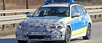 2023 BMW 3 Series Touring Police Car Looks Serious, Debut Is Probably Imminent