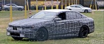 2023 BMW 5 Series G60 PHEV Spied Alongside New i5 Electric Sedan