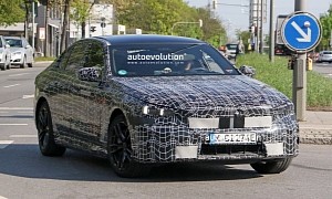 2023 BMW i5 Spied Inside and Out, Again, Its Driver Is Not Happy About It