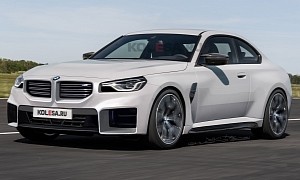 2023 BMW M2 Coupe Looks Ready for AMG Sniffing in Unofficial Renderings